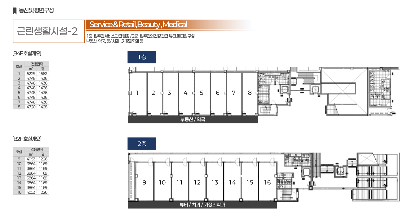 근린생활시설-2 평면